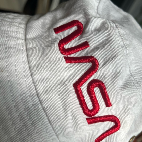Officially Licensed 3D Puff NASA Text Embroidered Cotton Bucket Hat - FREE SHIP - Picture 8 of 11